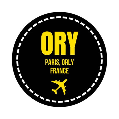 ORY Paris havaalanı sembolü simgesi