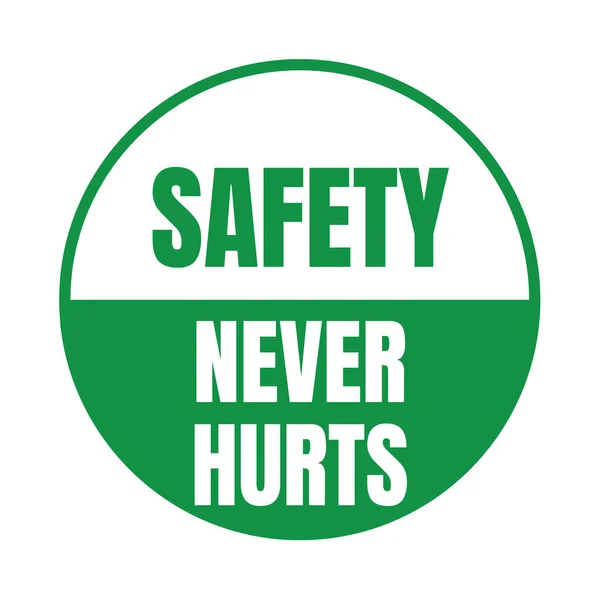 Safety Never Hurts Symbol Icon — Stock Photo, Image