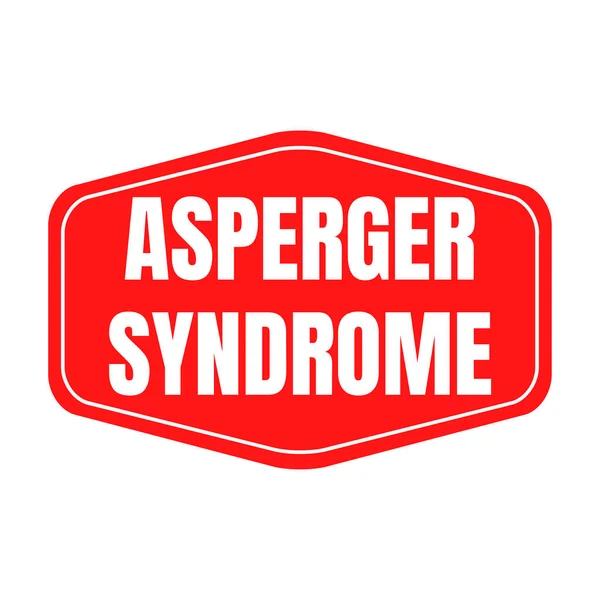 Asperger Szindróma Szimbólum Ikon — Stock Fotó