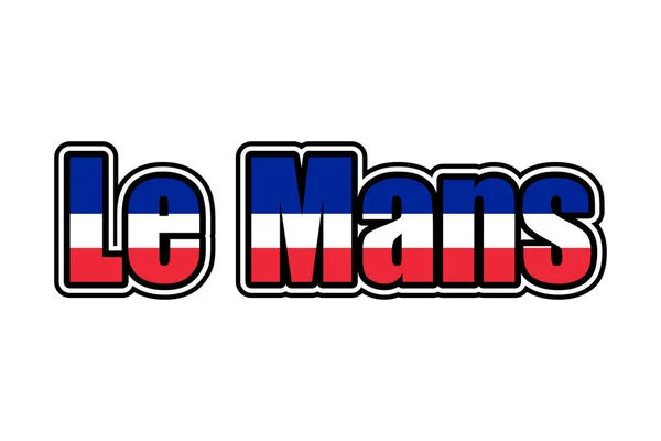 Icono Signo Mans Con Colores Bandera Francesa —  Fotos de Stock