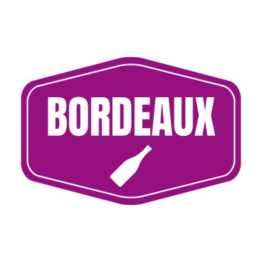 Bordeaux şarap sembolü simgesi