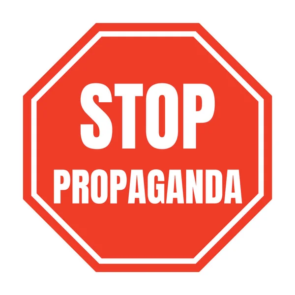 Schluss Mit Propaganda Symbol — Stockfoto