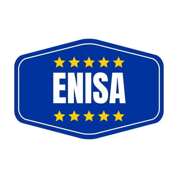 Enisa European Union Agency Cybersecurity Symbol Icon — Stock Photo, Image