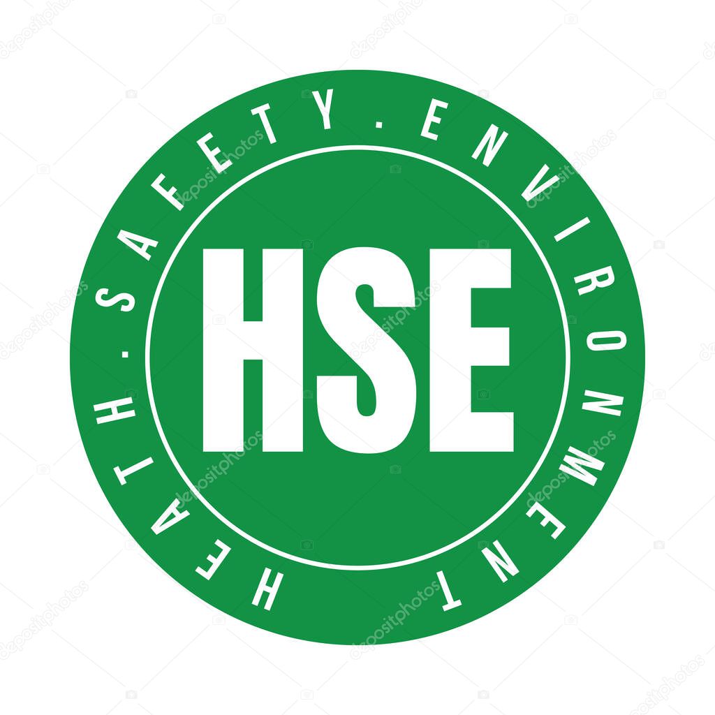 HSE health safety environment symbol icon