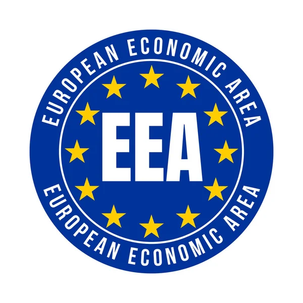 Eea欧州経済領域のシンボルアイコン — ストック写真
