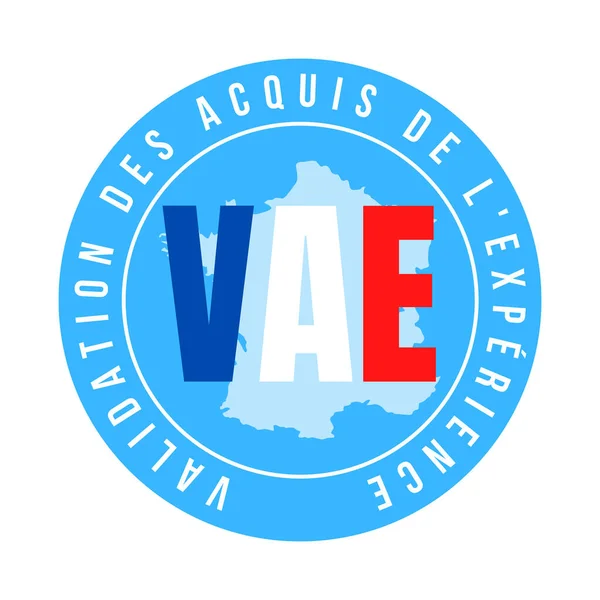 Erkenning Van Vae Validatie Des Acquis Experience Franse Taal — Stockfoto