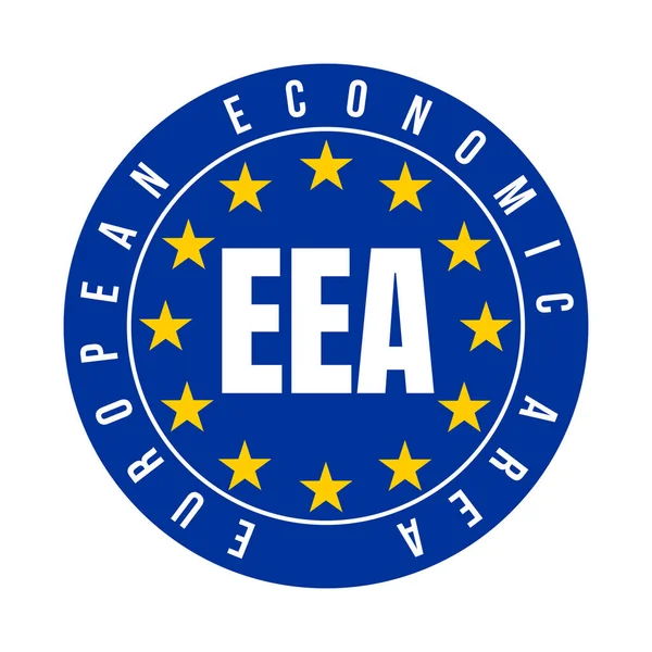 stock image EEA European economic area symbol icon