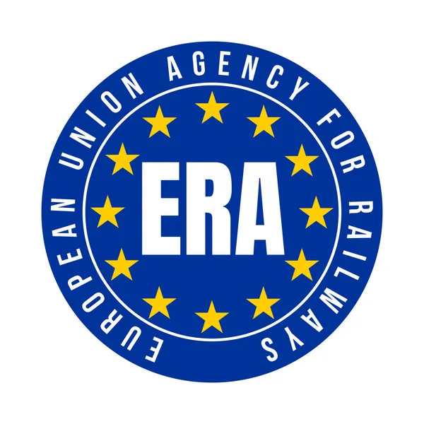 Era Agence Des Chemins Fer Union Européenne Symbole — Photo