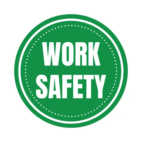 Simbolo Sicurezza Sul Lavoro — Foto Stock