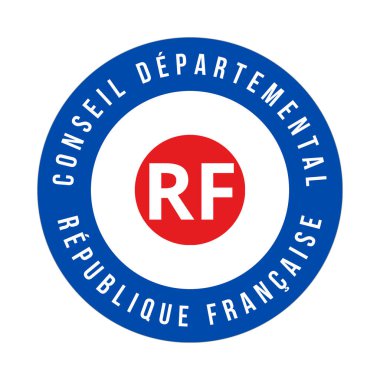 Fransa 'daki bölüm konseyi Fransızca' da conseil departemental adı verilen sembol simgesi