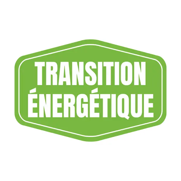 Energy transition symbol called transition energetique in French language