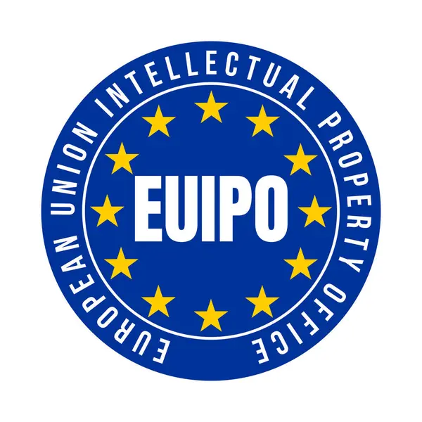Icona Simbolo Dell Ufficio Dell Unione Europea Proprietà Intellettuale Fotografia Stock
