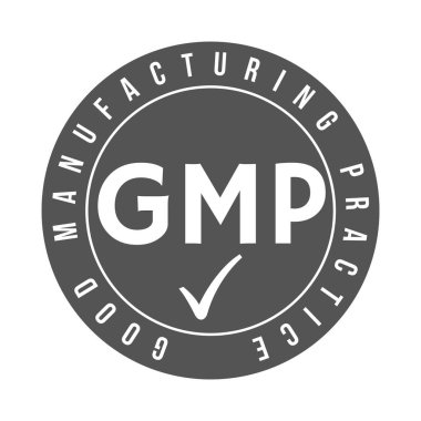 GMP iyi bir imalat uygulama simgesi simgesi
