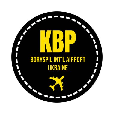 KBP Boryspil Kyiv havaalanı simgesi simgesi