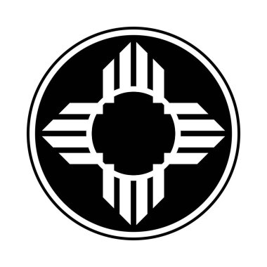 Amerikan yerlisi güneş sembolü simgesi