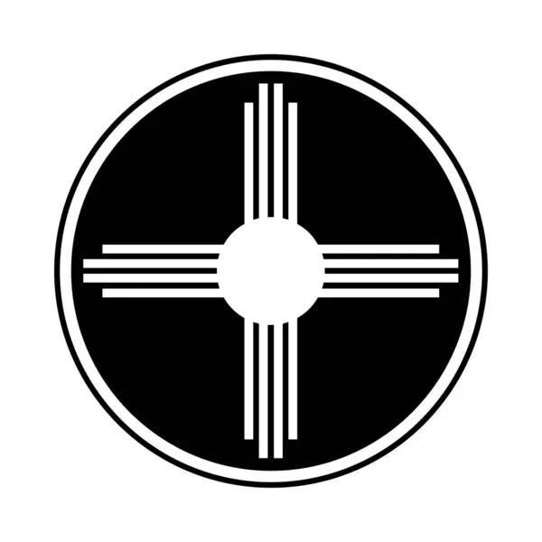 Native American Σύμβολο Ήλιο Εικονίδιο Εικόνα Αρχείου