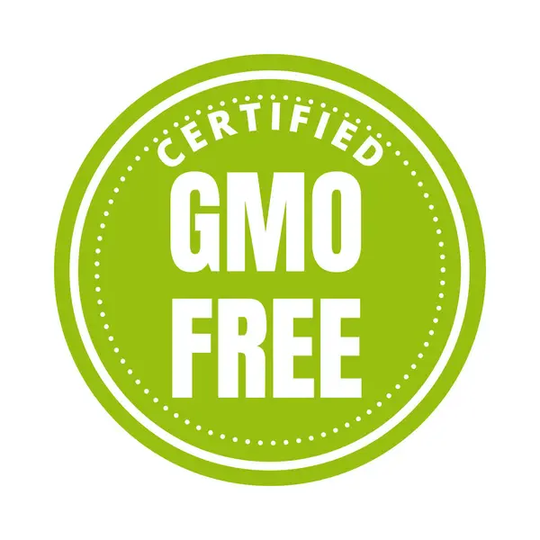 Certified GMO free label sign