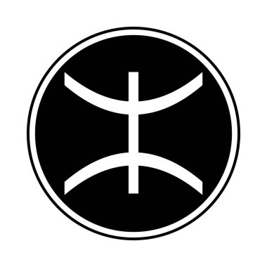Amazigh yaz symbol icon clipart