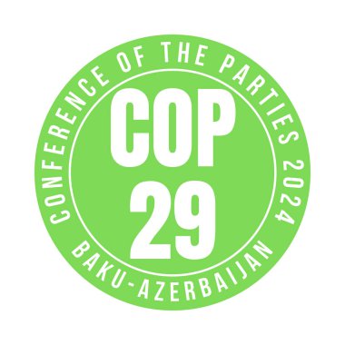 Bakü Azerbaycan sembol simgesinde COP 29