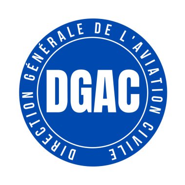 Sivil havacılık sembol simgesi genel müdürlüğü DGAC yön generali de l 'havacılık sivil Fransızca