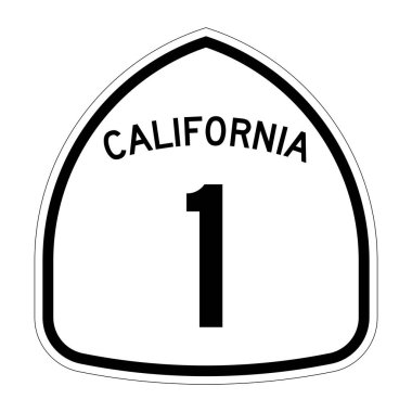California Eyaleti 1. Yol İşareti simgesi