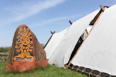 Ribe kasaba Danimarka en eski kaybolmamış kasabada olan Runestone