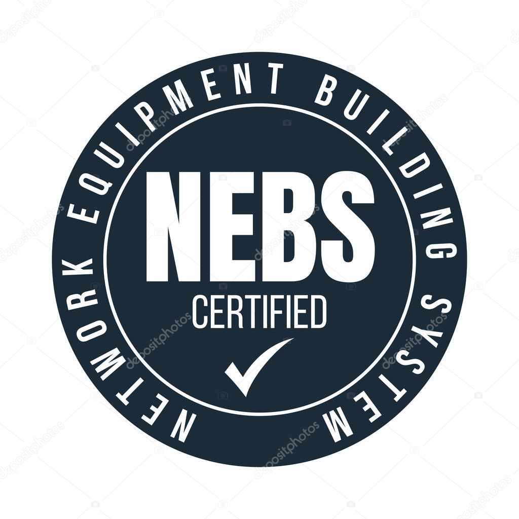 NEBS network equipment building system certified symbol icon