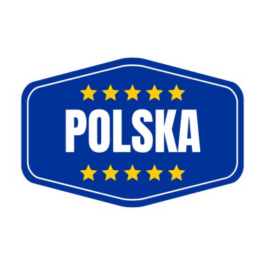 Polonya 'nın Avrupa bayrağıyla simgesi