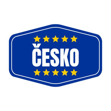 Avrupa bayrağı taşıyan Çek Repupliç simgesi