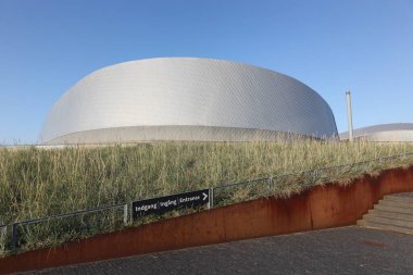 Kopenhag, Danimarka - 3 Ağustos 2019: Danimarka Ulusal Akvaryumu, Danimarka 'nın başkenti Kopenhag' da bulunan bir akvaryum.