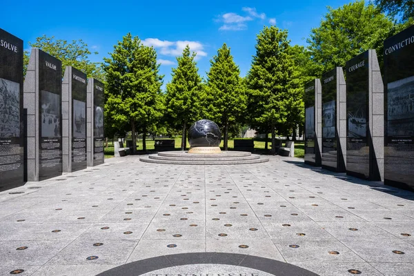 Nashville Tennessee Usa Května 2022 Památník Druhé Světové Války Státním — Stock fotografie