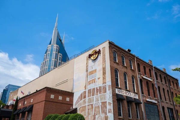 Nashville Tennessee Usa May 2022 Vintage Architecture Popular Broadway Bars — Stock Photo, Image