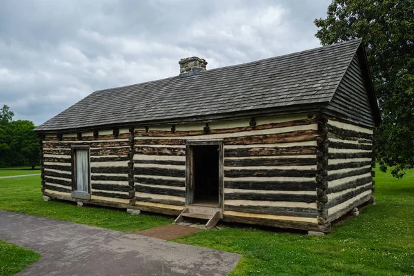 Nashville Tennessee Usa Травня 2022 Wooden Log Cabin Style Slave — стокове фото
