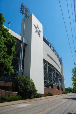 Nashville, Tennessee USA - 10 Mayıs 2022: Vanderbilt Üniversitesi futbol stadyumu