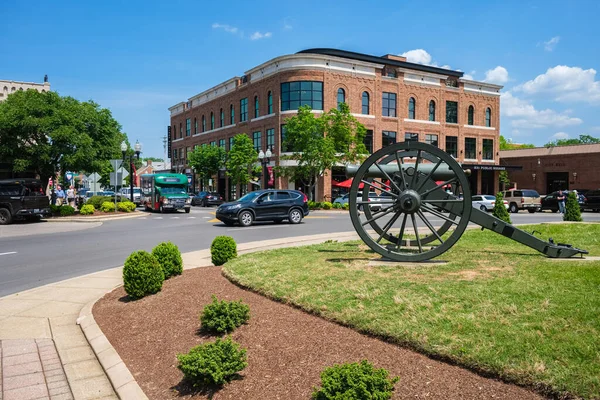 Franklin Tennessee Eua Maio 2023 Memorial Aos Soldados Confederados Guerra — Fotografia de Stock
