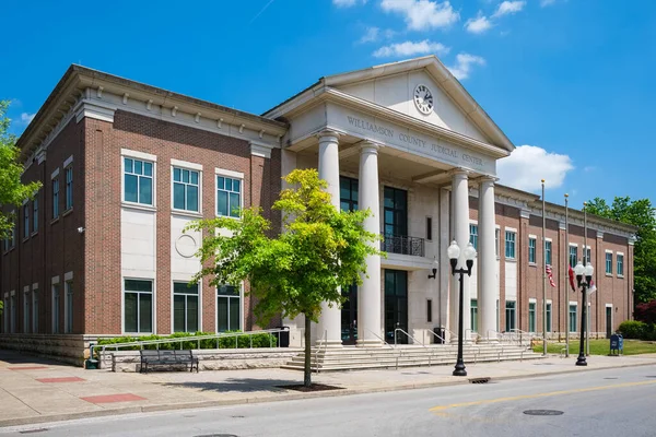 Franklin Tennessee Eua Maio 2023 Williamson County Judicial Center Através — Fotografia de Stock
