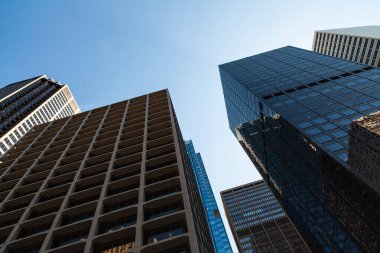 Chicago şehir merkezindeki gökdelen silueti