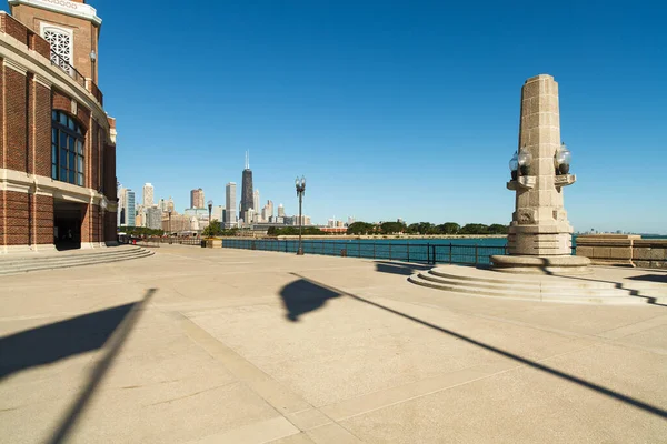 Navy Pier Lake Michigan Downtown Chicago — Stock Photo, Image