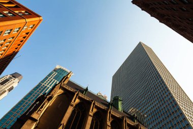 Chicago şehir merkezindeki gökdelen silueti