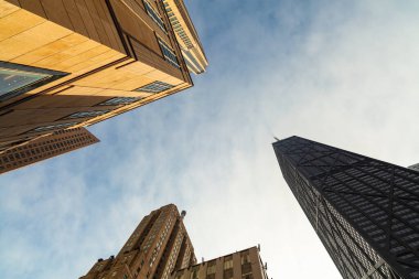 Chicago şehir merkezindeki gökdelen silueti