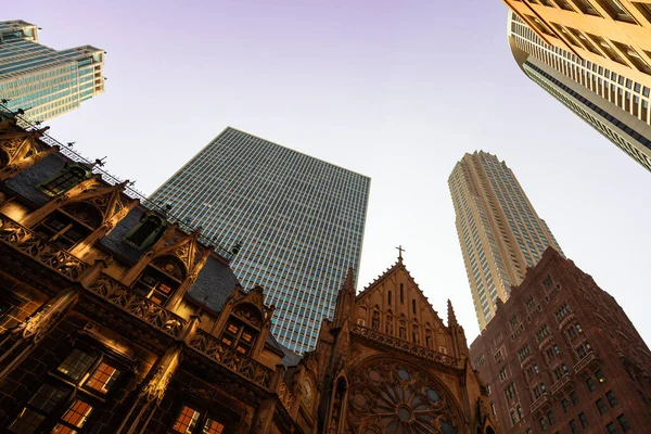 シカゴダウンタウンの超高層ビル街 — ストック写真