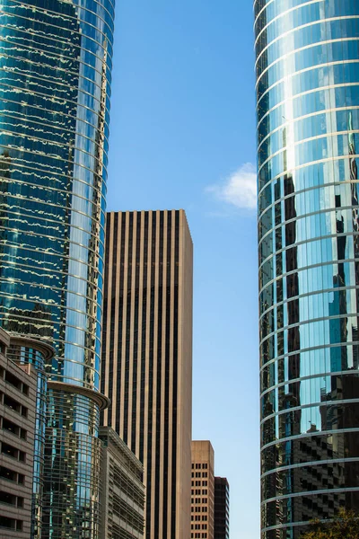 Rascacielos Moderno Centro Houston Texas — Foto de Stock