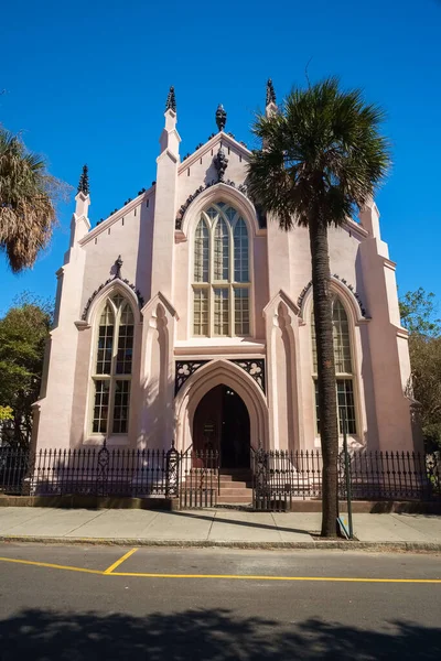 Charleston Carolina Sul Eua Outubro 2013 Bela Arquitetura Gótica Histórica — Fotografia de Stock
