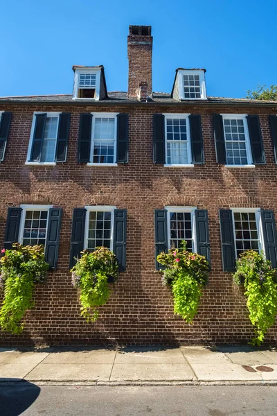 Güney Carolina Charleston Daki Tarihi Fransız Mahallesi Nde Güzel Bir Telifsiz Stok Imajlar