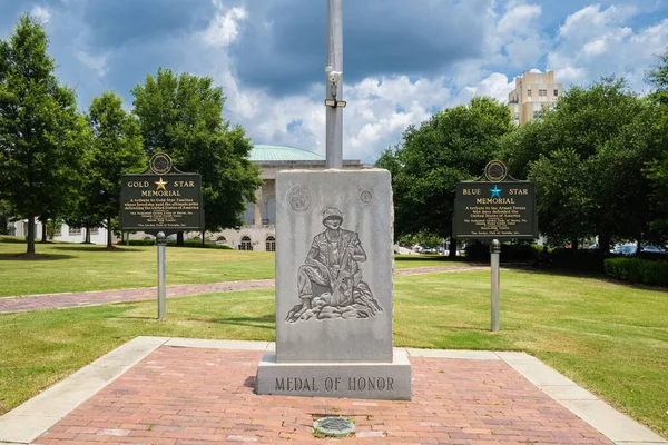 Macon Georgia Usa Juni 2023 Herdenkingsmonument Voor Gevallen Veteranen Van — Stockfoto