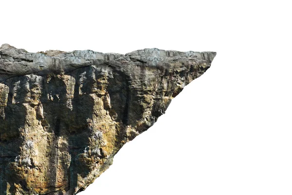 Rock Isolated White Background — Fotografia de Stock