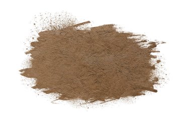  çamur sıçraması beyaz arkaplanda izole edildi. 