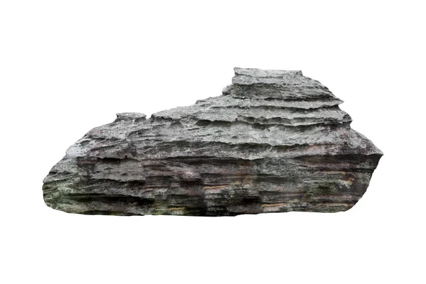 Rock Isolated White Background — Zdjęcie stockowe