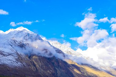 Ladakh Hindistan 'ın manzara manzarası. Himalayalar, Ladakh, Hindistan