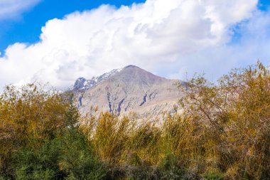 Ladakh Hindistan 'ın manzara manzarası. Himalayalar, Ladakh, Hindistan